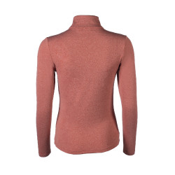 T-shirt funzionale Supersoft II HKM Rame Marrone