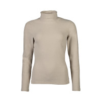 Maglia a maniche lunghe a collo alto Eva HKM Beige