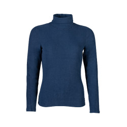 Maglia a maniche lunghe a collo alto Eva HKM Blu scuro