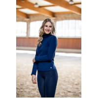 Maglia a maniche lunghe a collo alto Eva HKM Beige