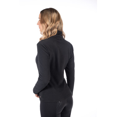 Maglia a maniche lunghe a collo alto Eva HKM Nero