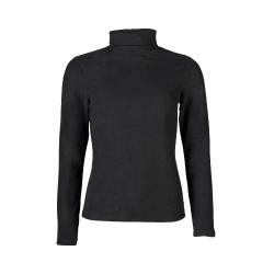Maglia a maniche lunghe a collo alto Eva HKM Nero