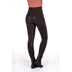 Leggings Rio fondo pieno in silicone HKM Marrone scuro