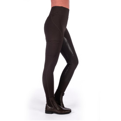 Leggings Rio fondo pieno in silicone HKM Marrone scuro