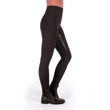 Leggings Rio fondo pieno in silicone HKM Marrone scuro