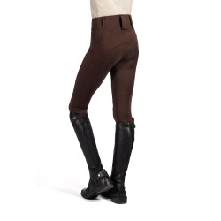 Leggings Lana II stile fondo intero in silicone HKM Marrone scuro