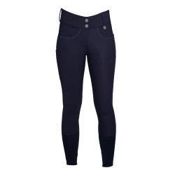 Pantaloni Arezzo con rinforzi in silicone Lauria Garrelli Blu scuro