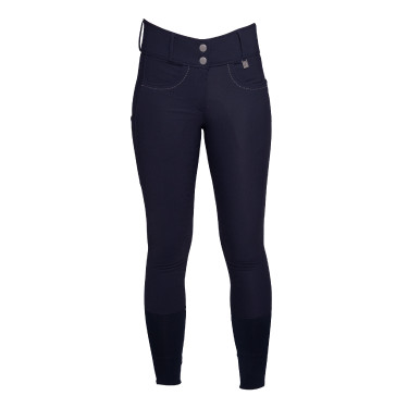 Pantaloni Arezzo con rinforzi in silicone Lauria Garrelli Blu scuro