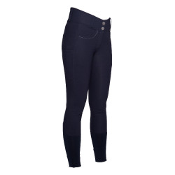 Pantaloni Arezzo con rinforzi in silicone Lauria Garrelli Blu scuro