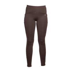 Leggings Arezzo fondo 1/1 in silicone Lauria Garrelli Marrone scuro