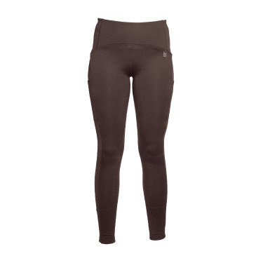Leggings Arezzo fondo 1/1 in silicone Lauria Garrelli Marrone scuro