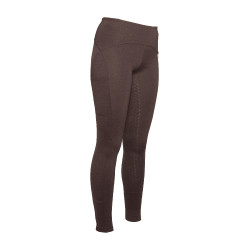 Leggings Arezzo fondo 1/1 in silicone Lauria Garrelli Marrone scuro