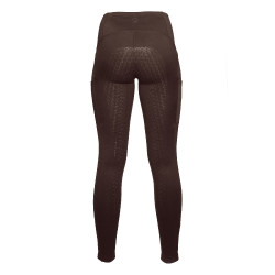 Leggings Arezzo fondo 1/1 in silicone Lauria Garrelli Marrone scuro