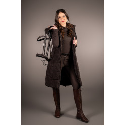 Piumino lungo Arezzo Lauria Garrelli Marrone scuro