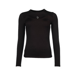 Polo a maniche lunghe Arezzo Function Lauria Garrelli Marrone scuro