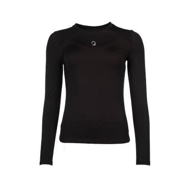 Polo a maniche lunghe Arezzo Function Lauria Garrelli Marrone scuro