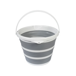 Secchio a coperchio HKM Nero / grigio