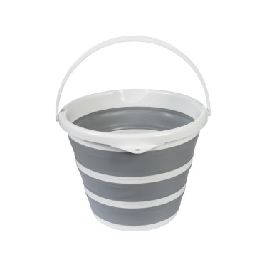 Secchio a coperchio HKM Nero / grigio