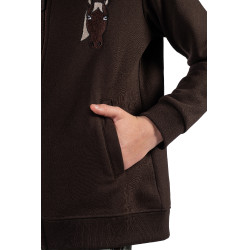 Felpa Mia HKM Marrone scuro
