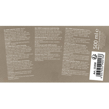 Grasso per cuoio HKM Colore indicativo Trasparente