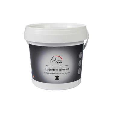 Grasso per cuoio nero HKM Nero