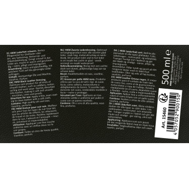 Grasso per cuoio nero HKM Nero