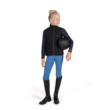 Gilet riscaldato per bambini Cuddle Style HKM Nero