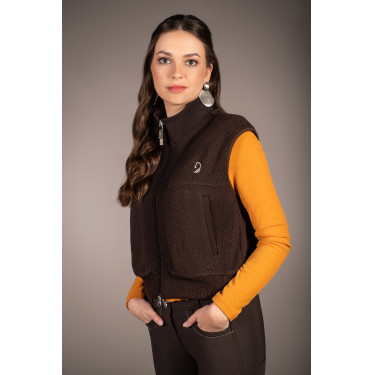 Gilet Arezzo Teddy Lauria Garrelli Marrone scuro