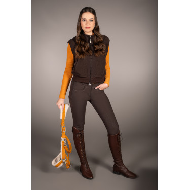 Gilet Arezzo Teddy Lauria Garrelli Marrone scuro