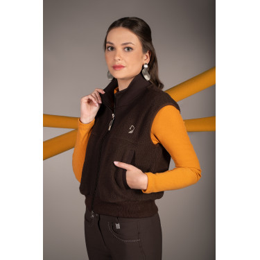 Gilet Arezzo Teddy Lauria Garrelli Marrone scuro