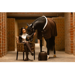 Coperta asciugante Arezzo Lauria Garrelli Marrone scuro