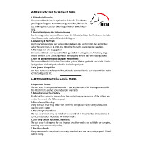 Visiera per casco Sunblock HKM Nero