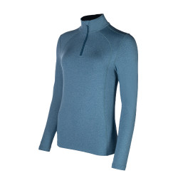 T-shirt tecnico Essentials Inverno HKM Petrolio Blu T-shirt tecnico Essentials Inverno HKM Petrolio Blu