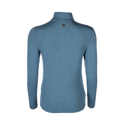 T-shirt tecnico Essentials Inverno HKM Petrolio Blu T-shirt tecnico Essentials Inverno HKM Petrolio Blu