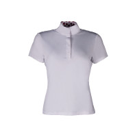 Polo da concorso Hunter maniche corte HKM Bianco modello vecchio