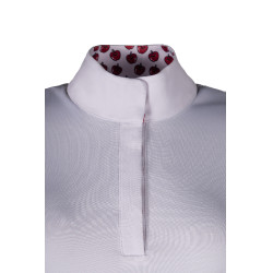 Polo da concorso Hunter a maniche lunghe HKM Bianco