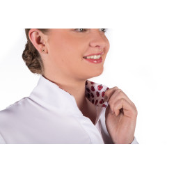 Polo da concorso Hunter a maniche lunghe HKM Bianco