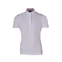 Polo da concorso Hunter Kids maniche corte HKM Bianco Polo da concorso Hunter Kids maniche corte HKM Bianco