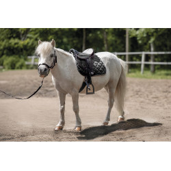 Sella per Shetland set Lucy HKM Nero