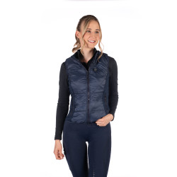 Gilet riscaldato Slimline Style HKM Blu scuro