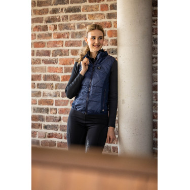 Gilet riscaldato Slimline Style HKM Blu scuro