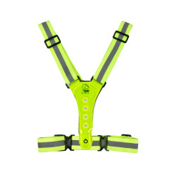 Gilet luminoso a LED HKM Giallo fluo