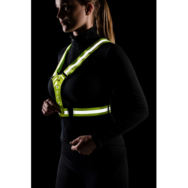 Gilet luminoso a LED HKM Giallo fluo