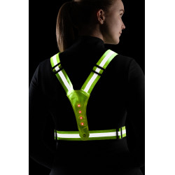 Gilet luminoso a LED HKM Giallo fluo