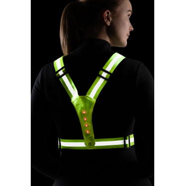 Gilet luminoso a LED HKM Giallo fluo