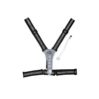 Gilet luminoso a LED HKM Nero / argento