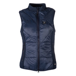 Gilet riscaldato Slimline Style senza batteria HKM Blu scuro