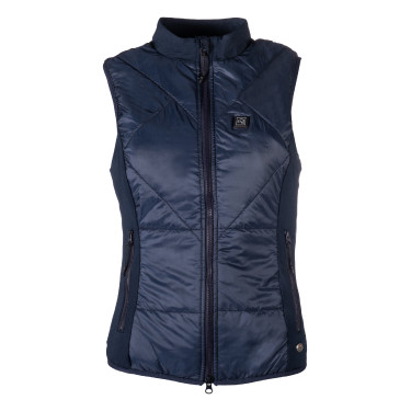 Gilet riscaldato Slimline Style senza batteria HKM Blu scuro