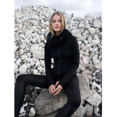 Giacca spazzolata con zip LeMieux Aspen Nero Giacca spazzolata con zip LeMieux Aspen Nero