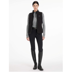 Gilet in pile a spina di pesce LeMieux Aspen senza maniche Motivo a chevron